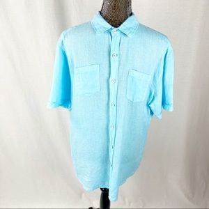 Via Leopardi.10 Made In Italy Linen Shirt